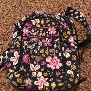 Vera Bradley Floral Nightingale laptop backpack